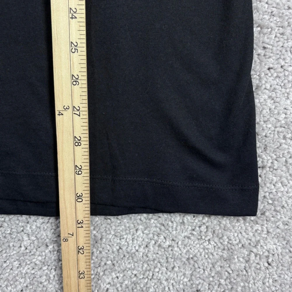 True Religion Brand Jeans Embossed Box Arch SS Tee T-Shirt Black‎ Mens Large